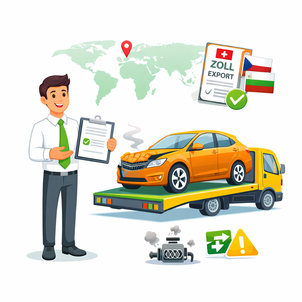 Vendere auto per l'esportazione in Svizzera